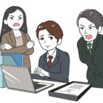 上司2人に責められ泣いてしまう
